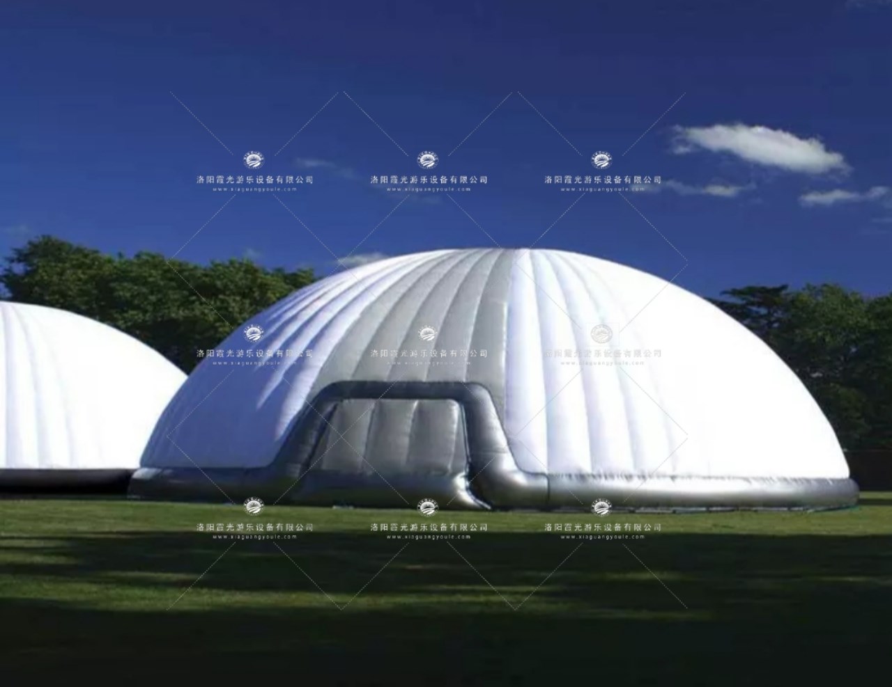 山丹球型充气帐篷